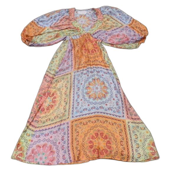 Sundress Brand Floral Print Women's Spring Summer Flowy Dress Size XS/S - Picture 1 of 2